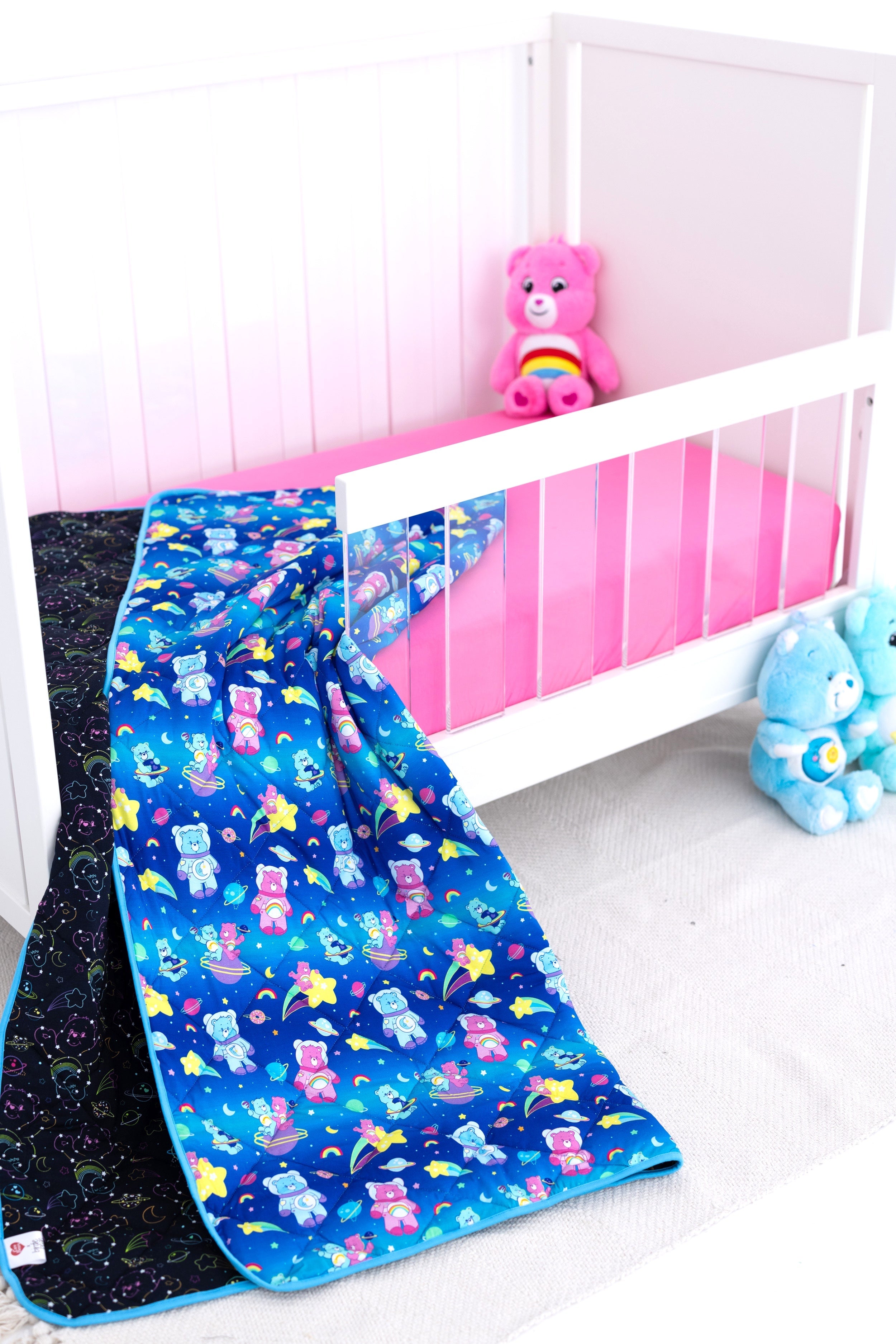 Care Bears™ Cosmic Bears Blue Toddler Birdie Quilt