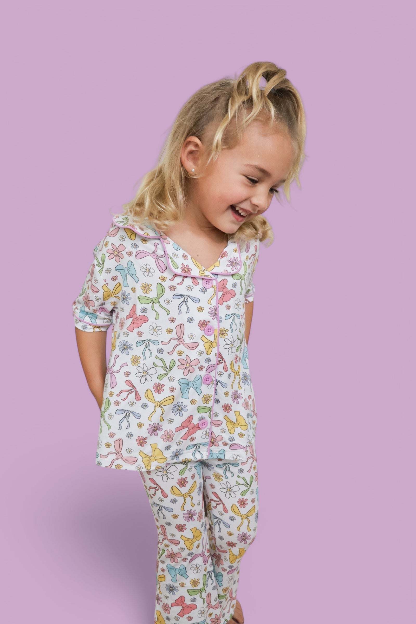 Bow Garden Dream Girl's Flare Set