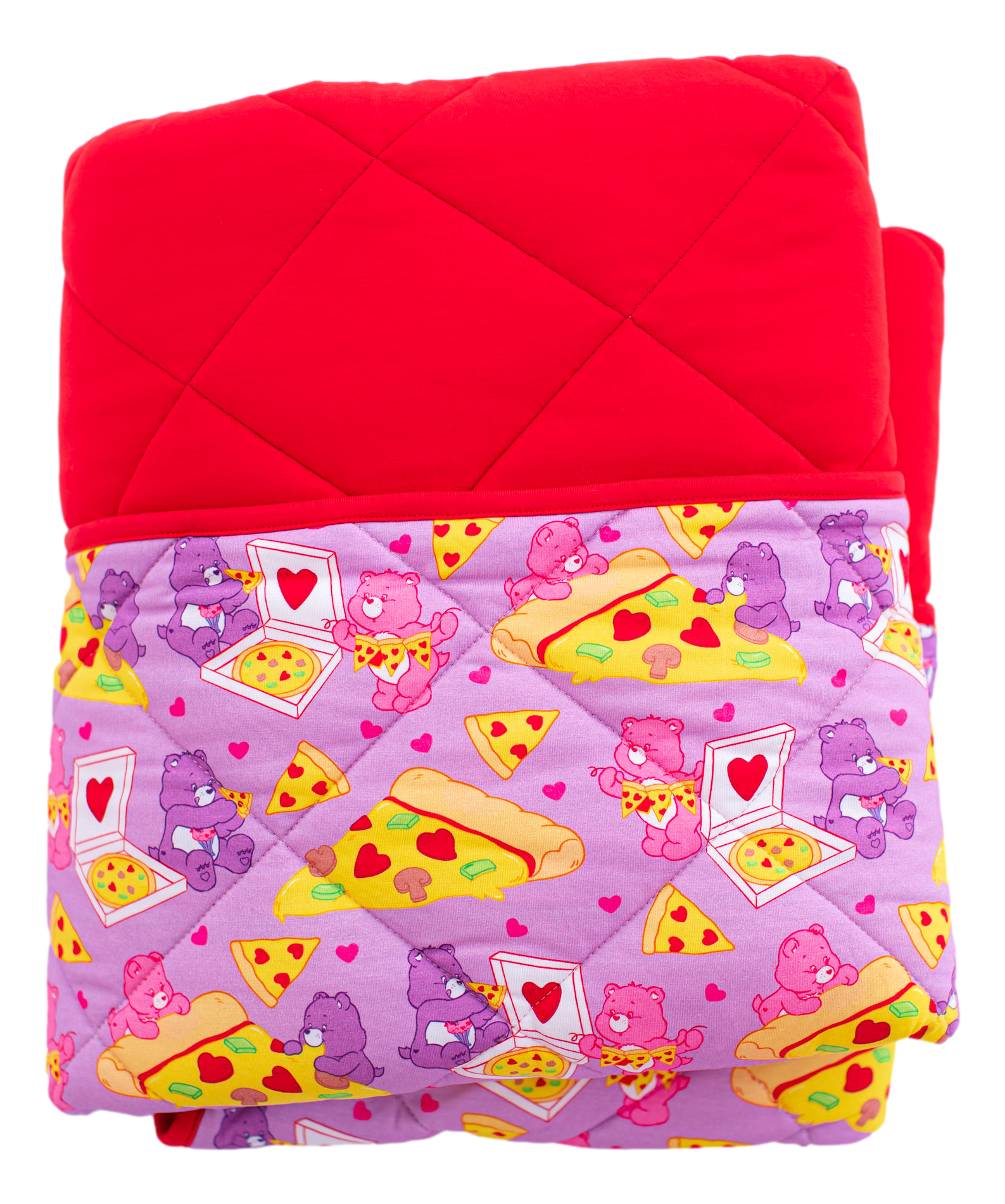 Care Bears™ Pizza Valentine Toddler Birdie Quilt