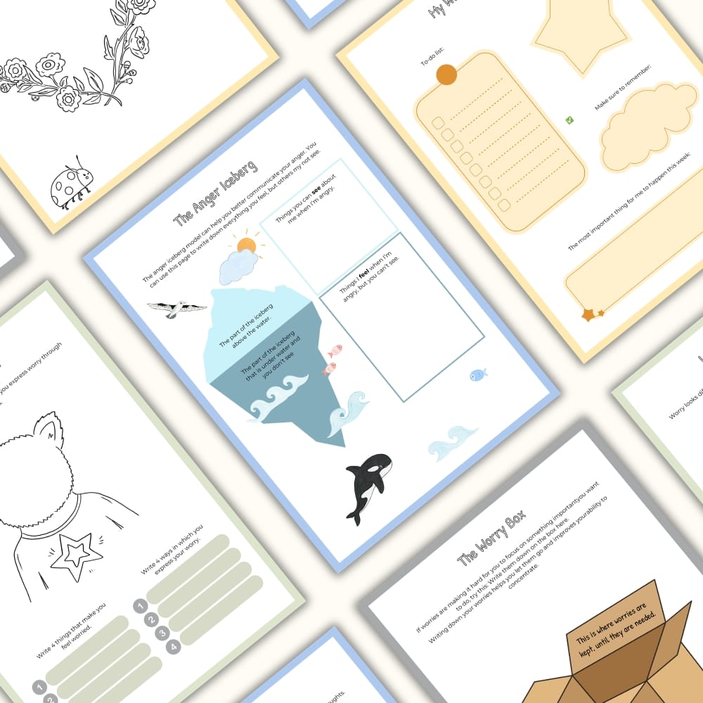 Cbt & Mindfulness For Children - Digital Download For Teachers, Parents & Counsellors