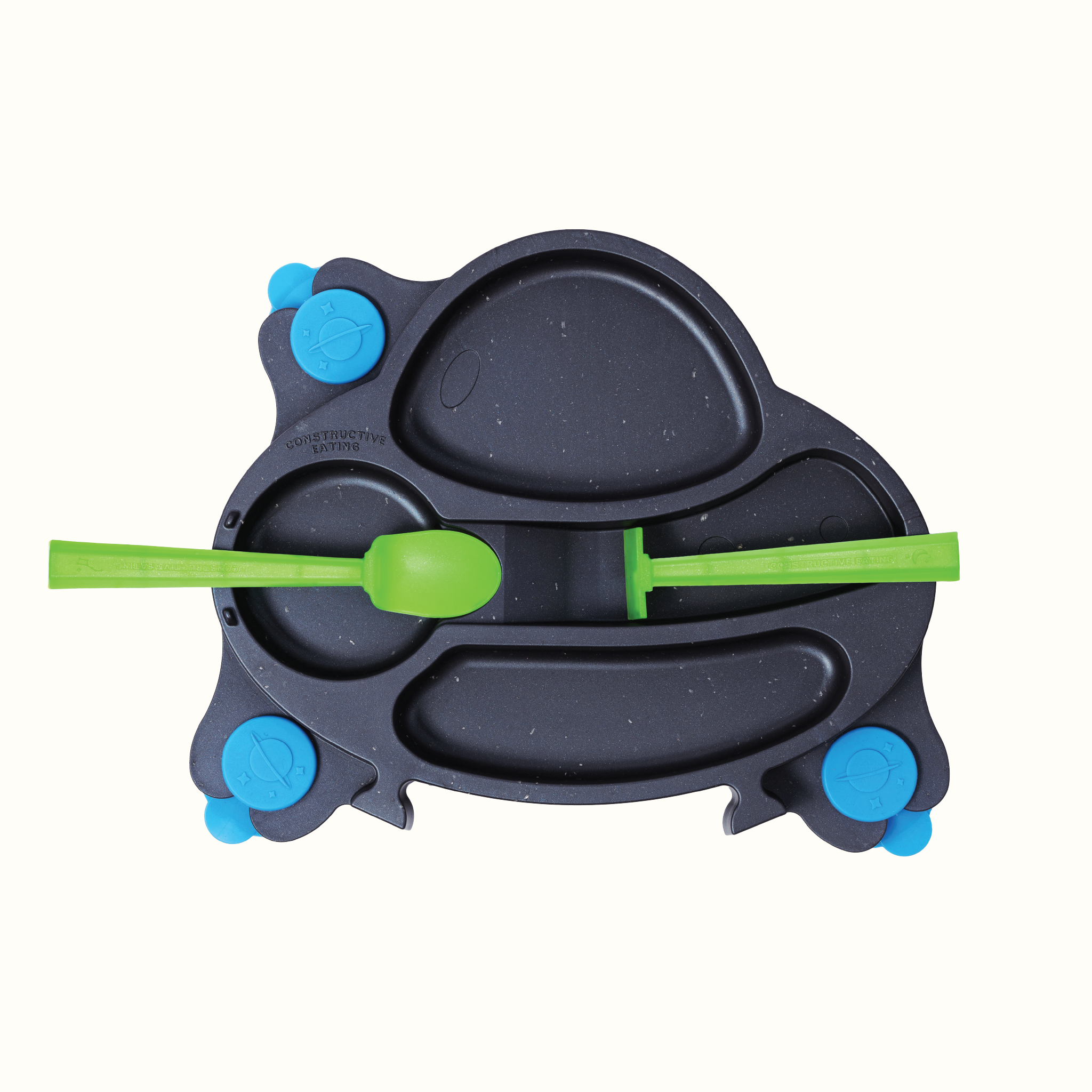 Ufo Training Plate And Utensils