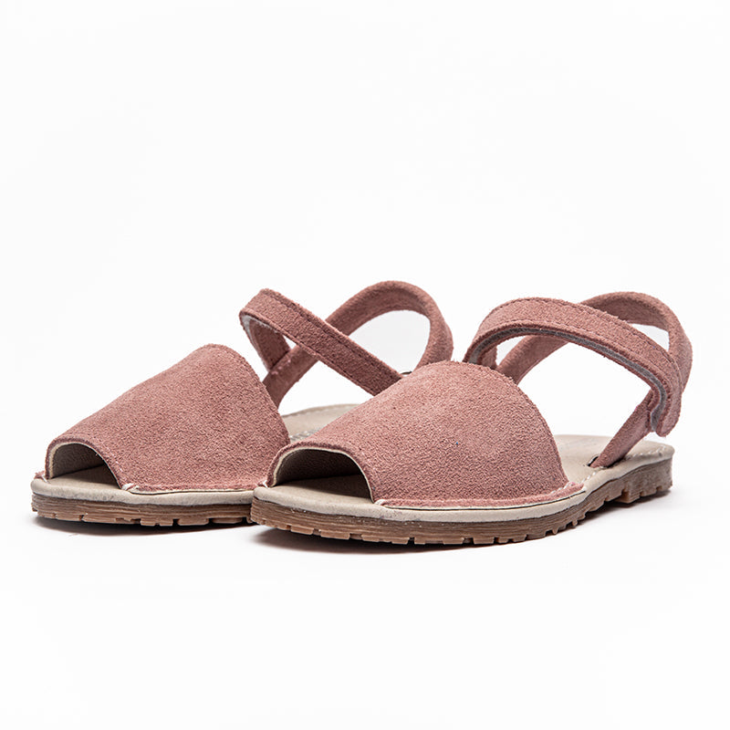 Suede Sandals In Rose