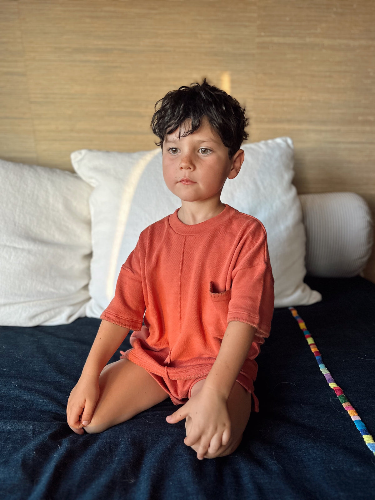 French Terry Set – Pima Cotton, Hand-embroidered (kids)
