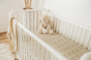 Jersey Knit Polyester Crib Sheet In Some Bunny Loves Me