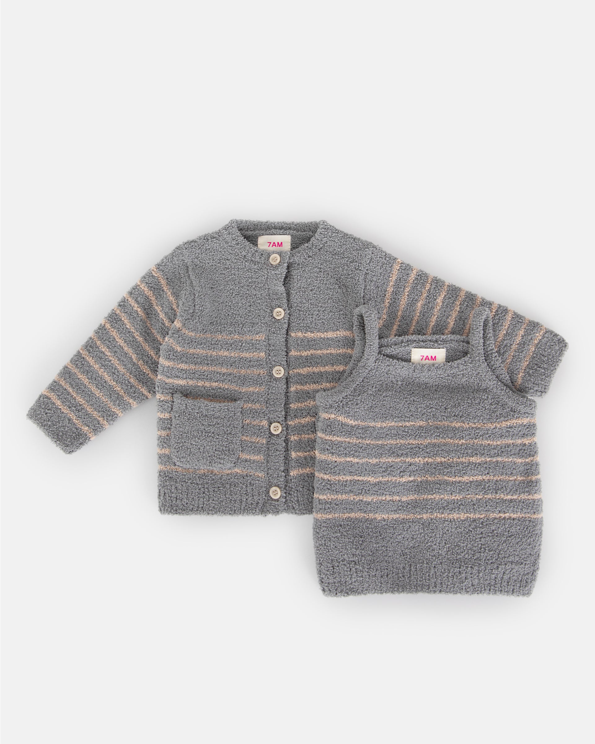 Camisole & Cardigan Set - Fuzzy