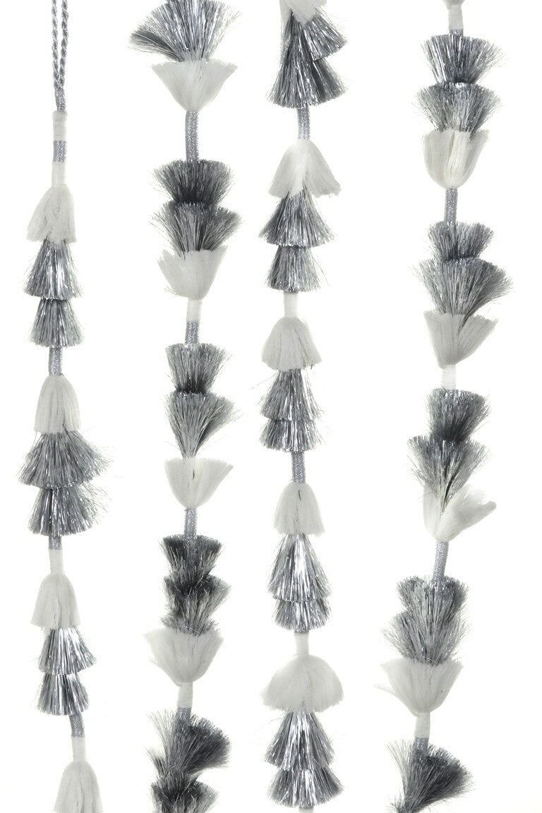 Disco Tassel Garland Silver