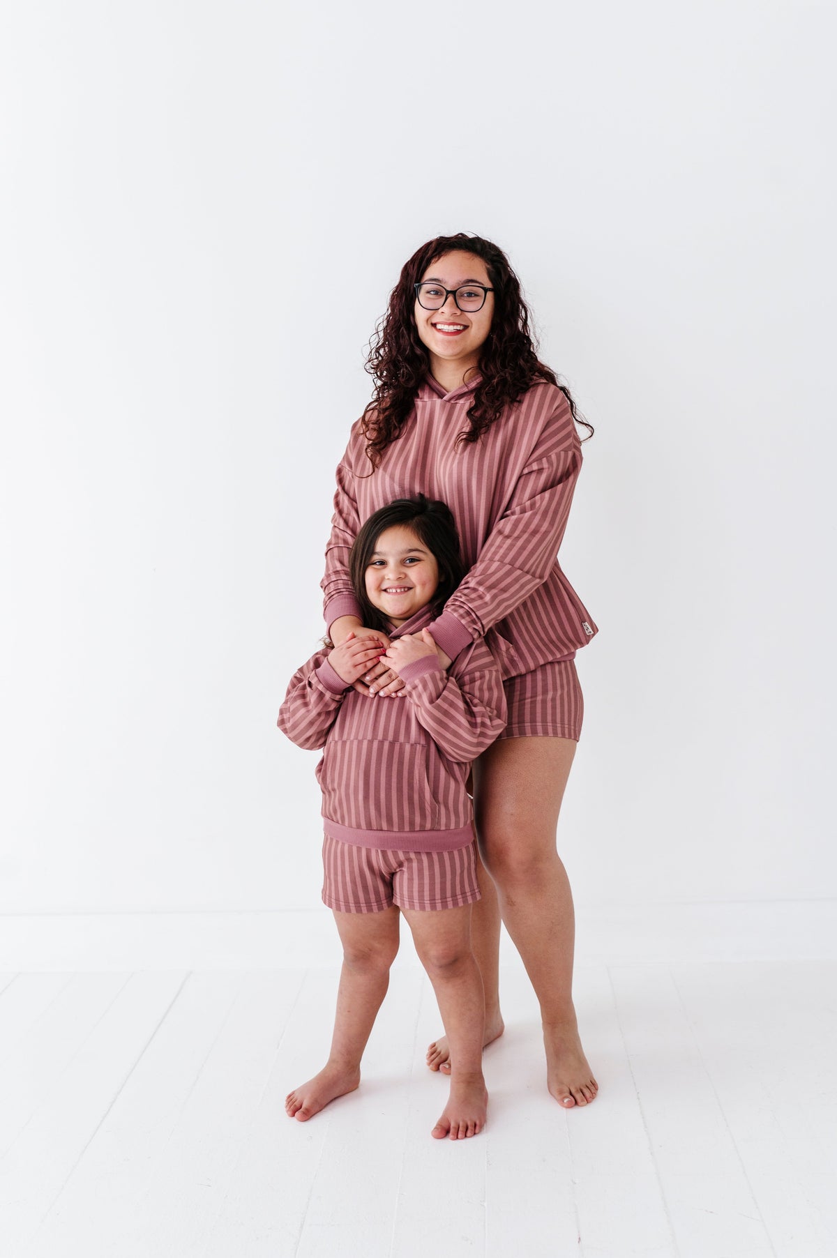 Mesa Stripe Kids Hooded Sweatshirt