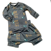 Kind Lions Green Rashguard Set (top And Bottom)