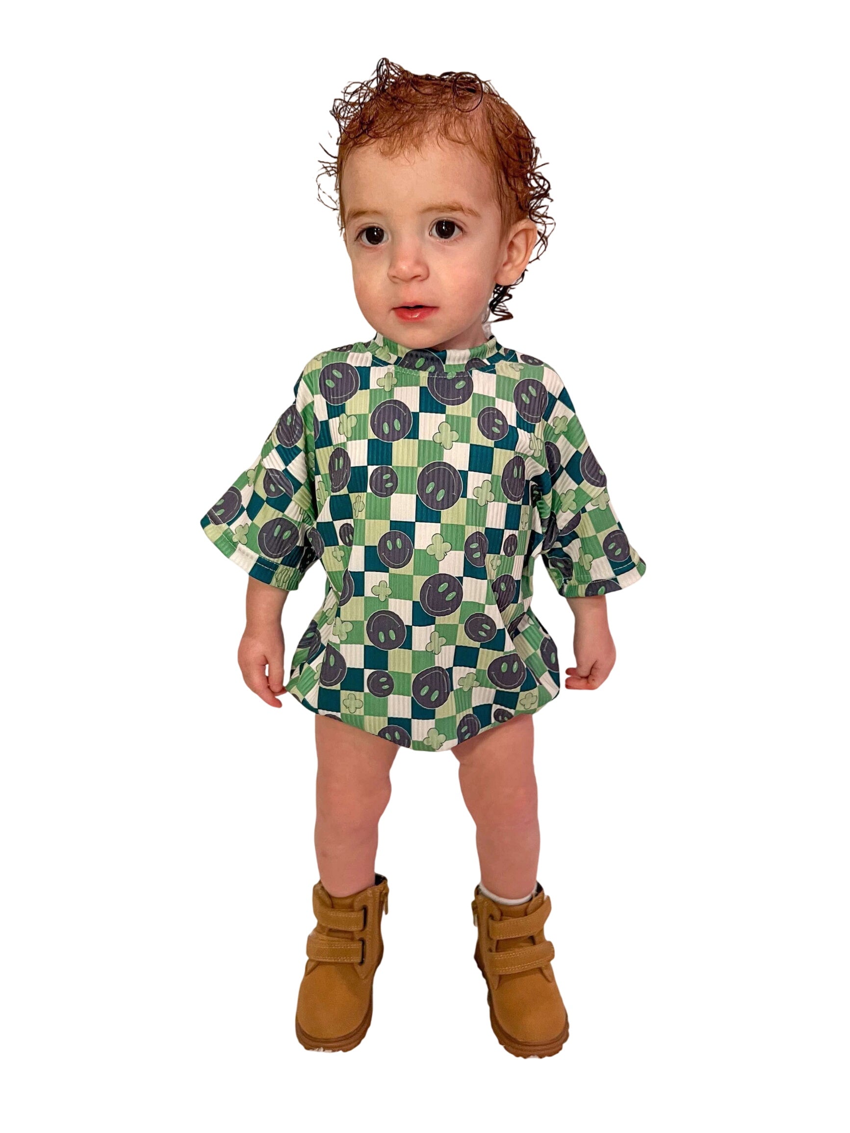 Ribbed Smiley Clover Bubble