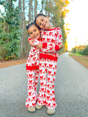 Red Santa Bows Lounge Set
