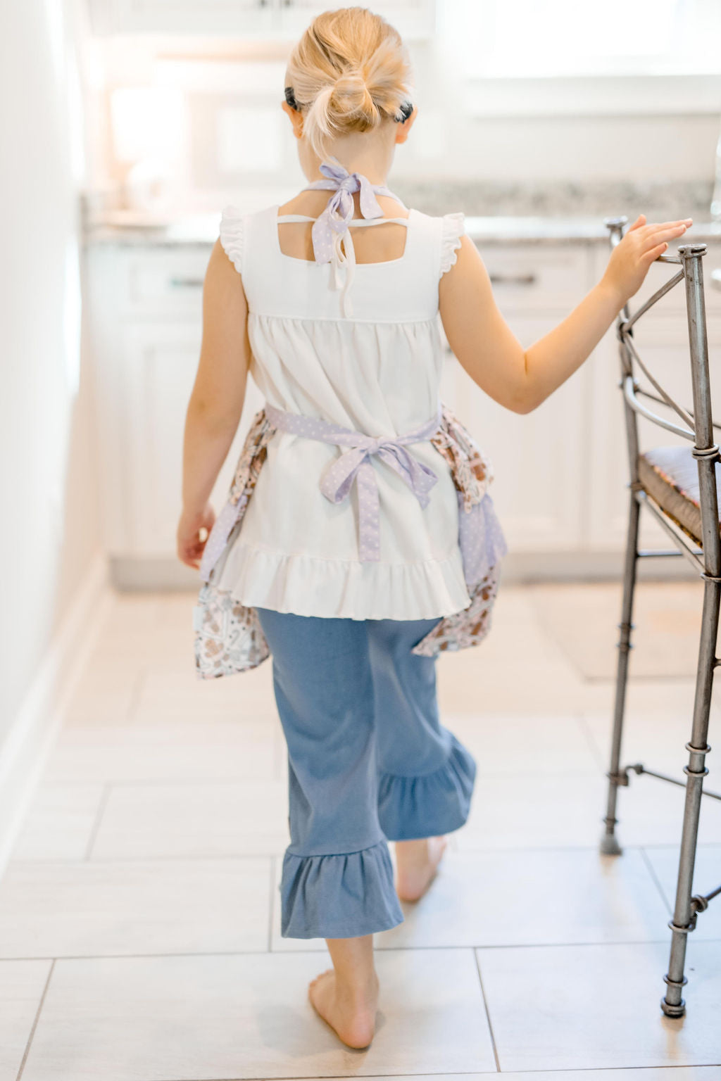 Kid's Ruffle Apron - Christmas Crew