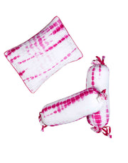 KYOTO PINK PILLOW & BOLSTER SET