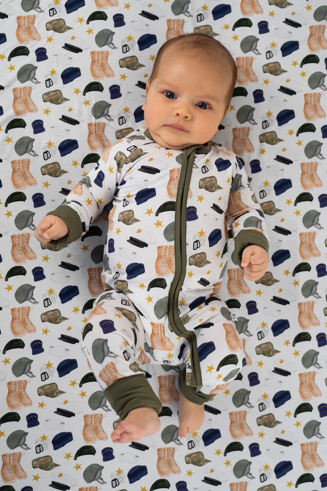 Thank You For Your Service Dream Crib Sheet