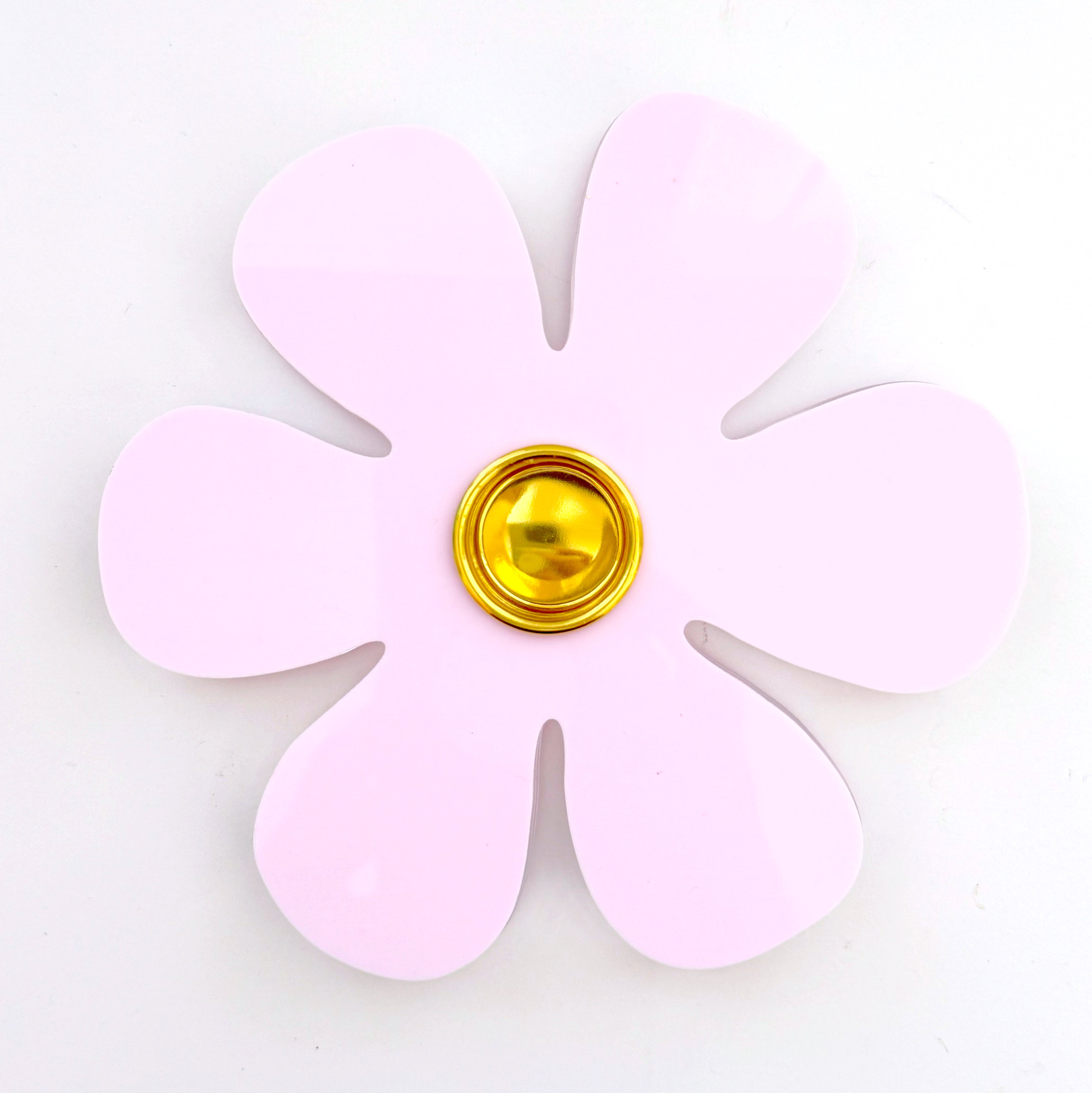 Retro Flower Acrylic Candle Holder