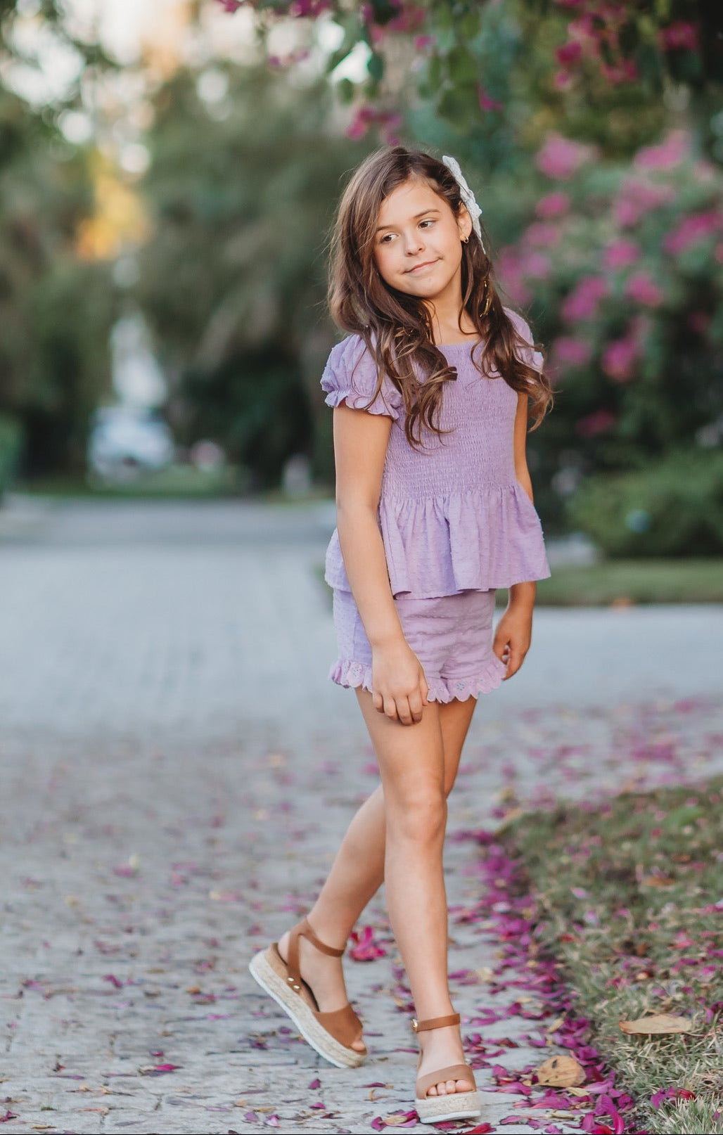 Violet Shorts Set