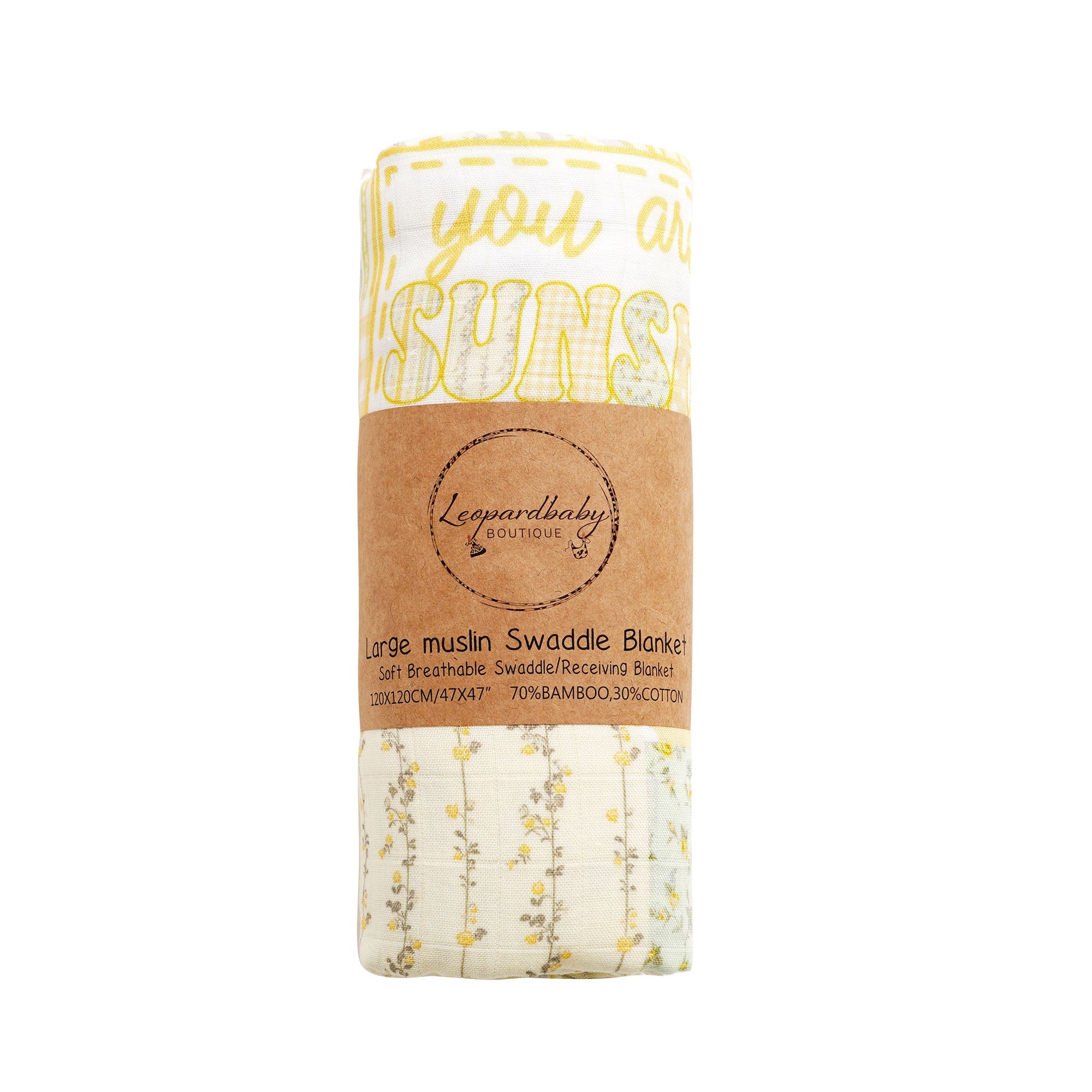 You Are My Sunshine Muslin Swaddle