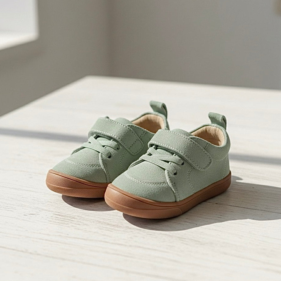Moss Flexible Sole Barefoot Sneakers For Kids | Zero Drop Shoes