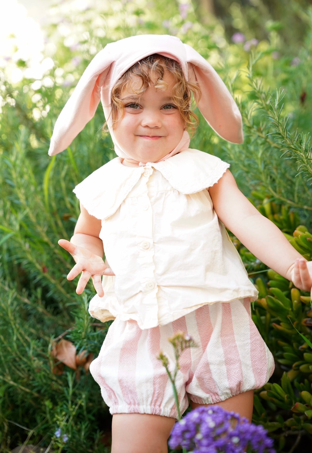 Pink Bunny Bonnet