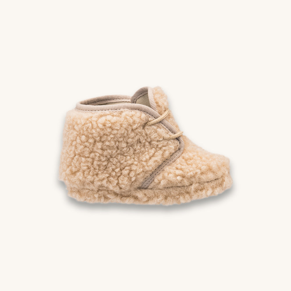 Shearling Baby Bootie Beige
