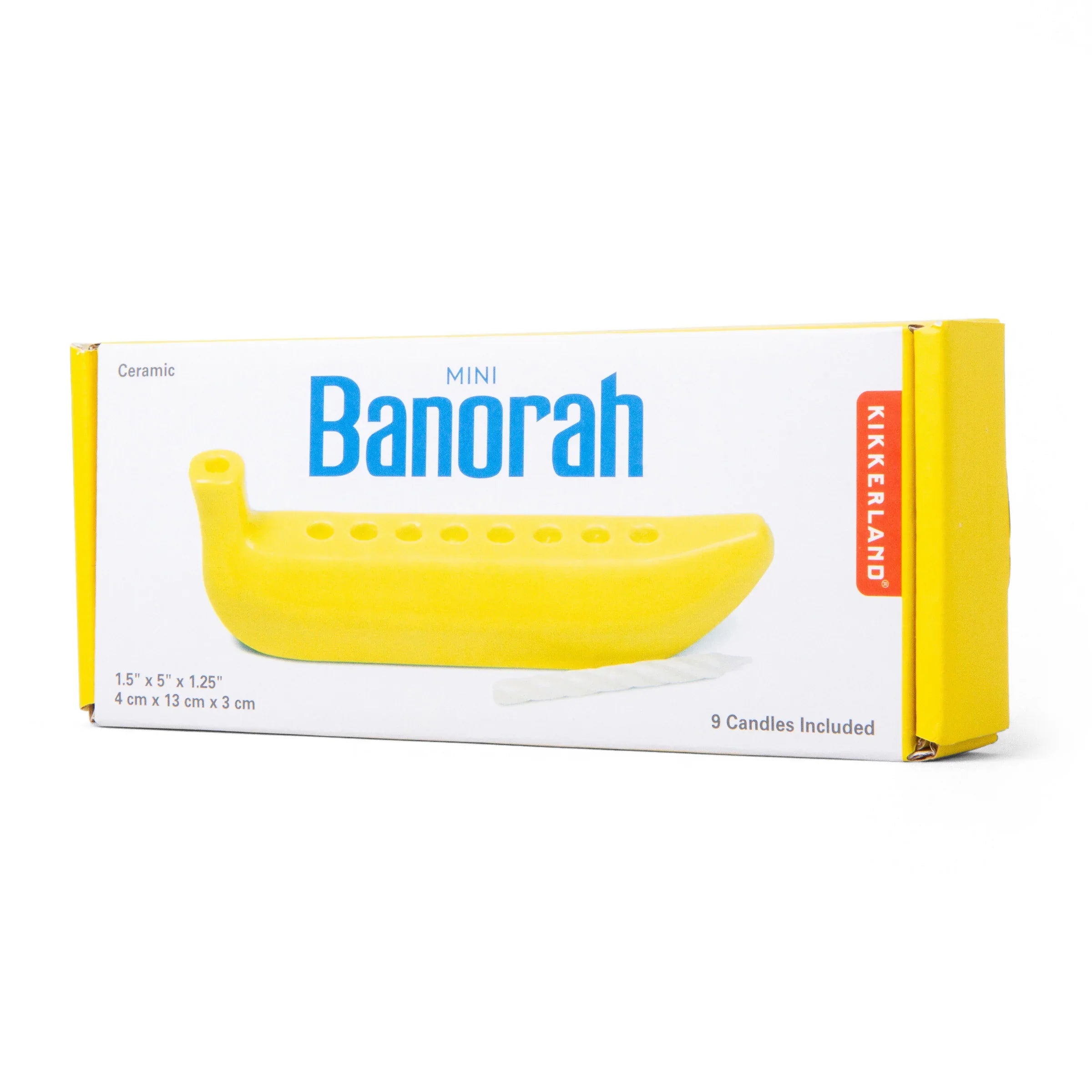Kikkerland Mini Banorah Banana Menorah