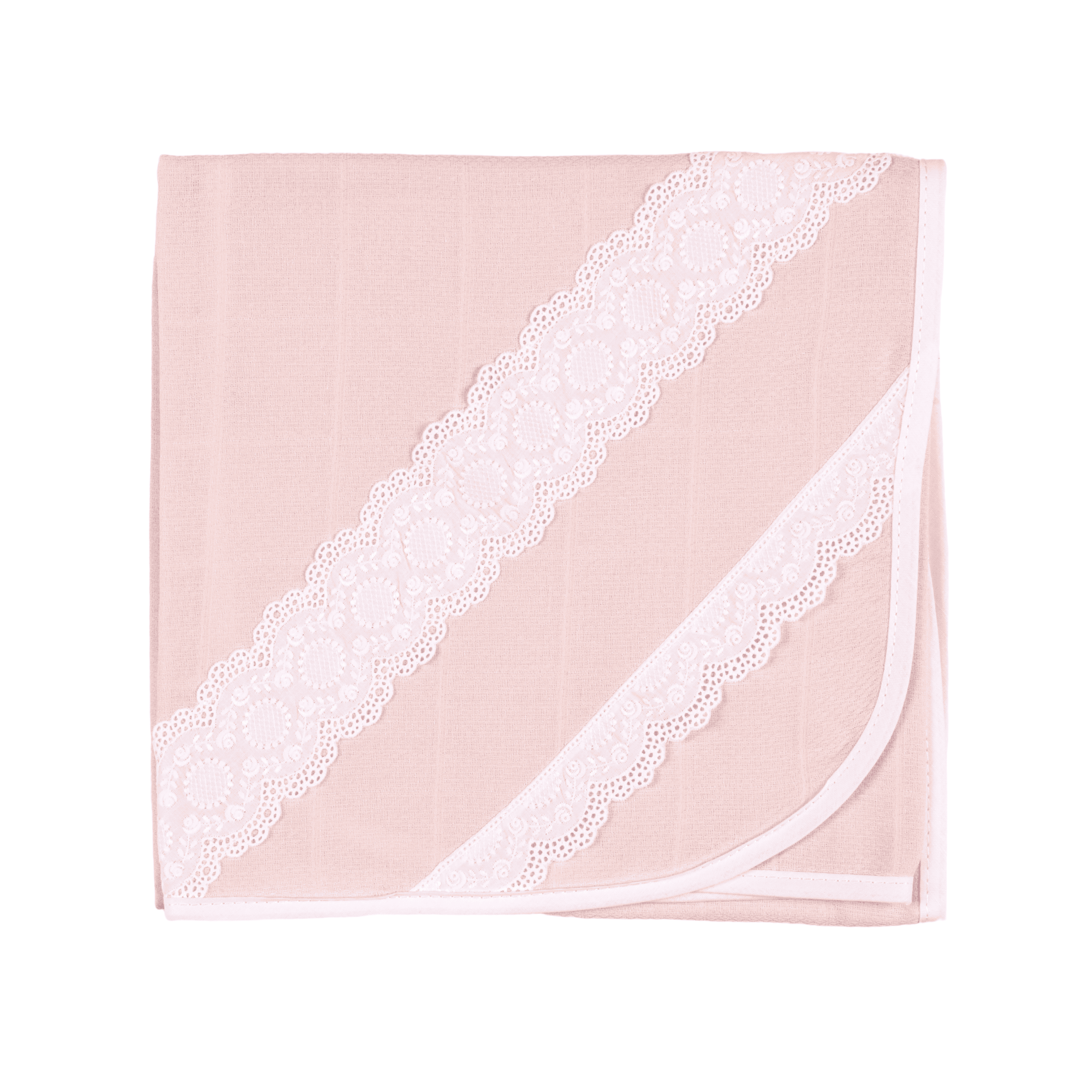 Chely | Girls Light Pink Cotton Muslin Square