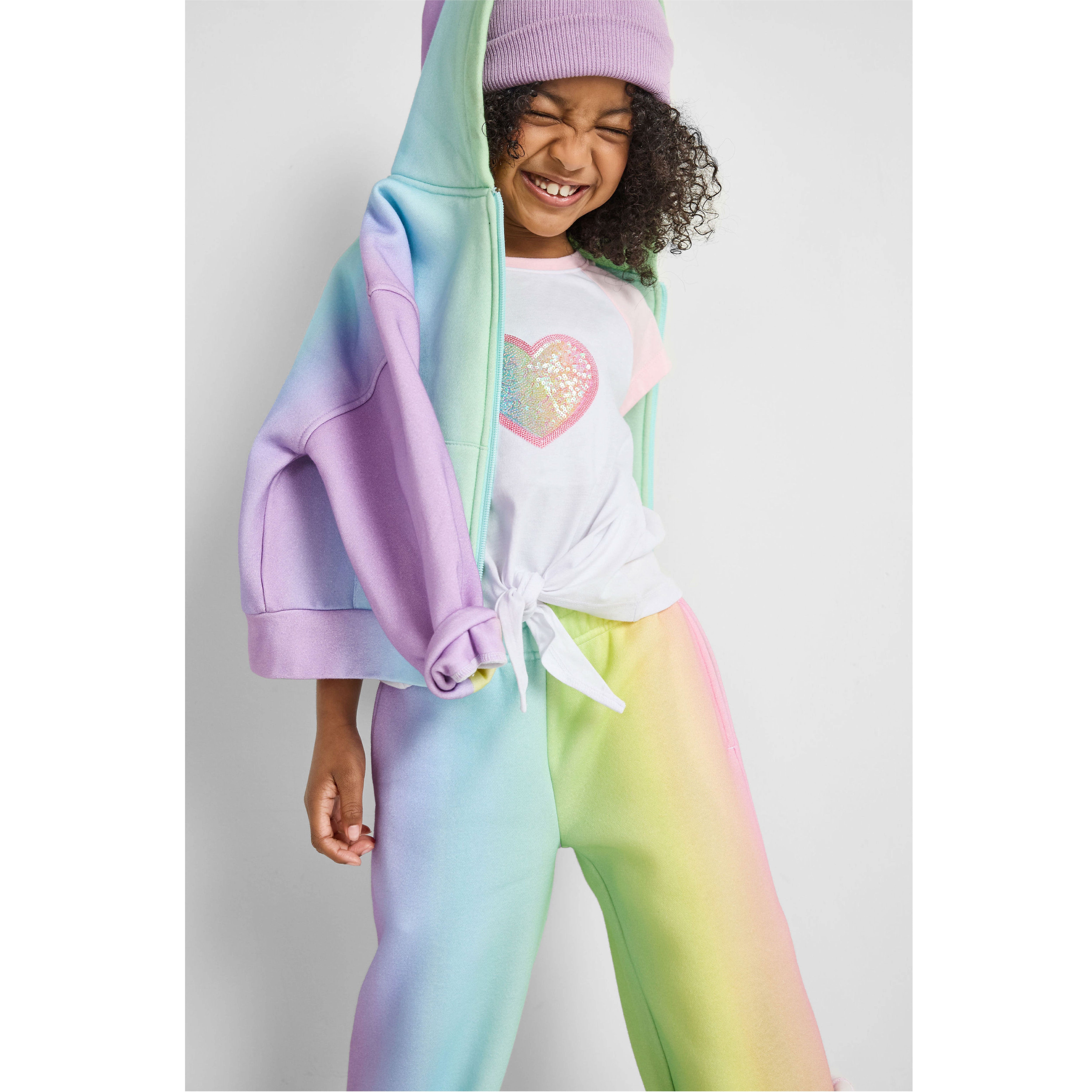 Rainbow Zip-up Hoodie