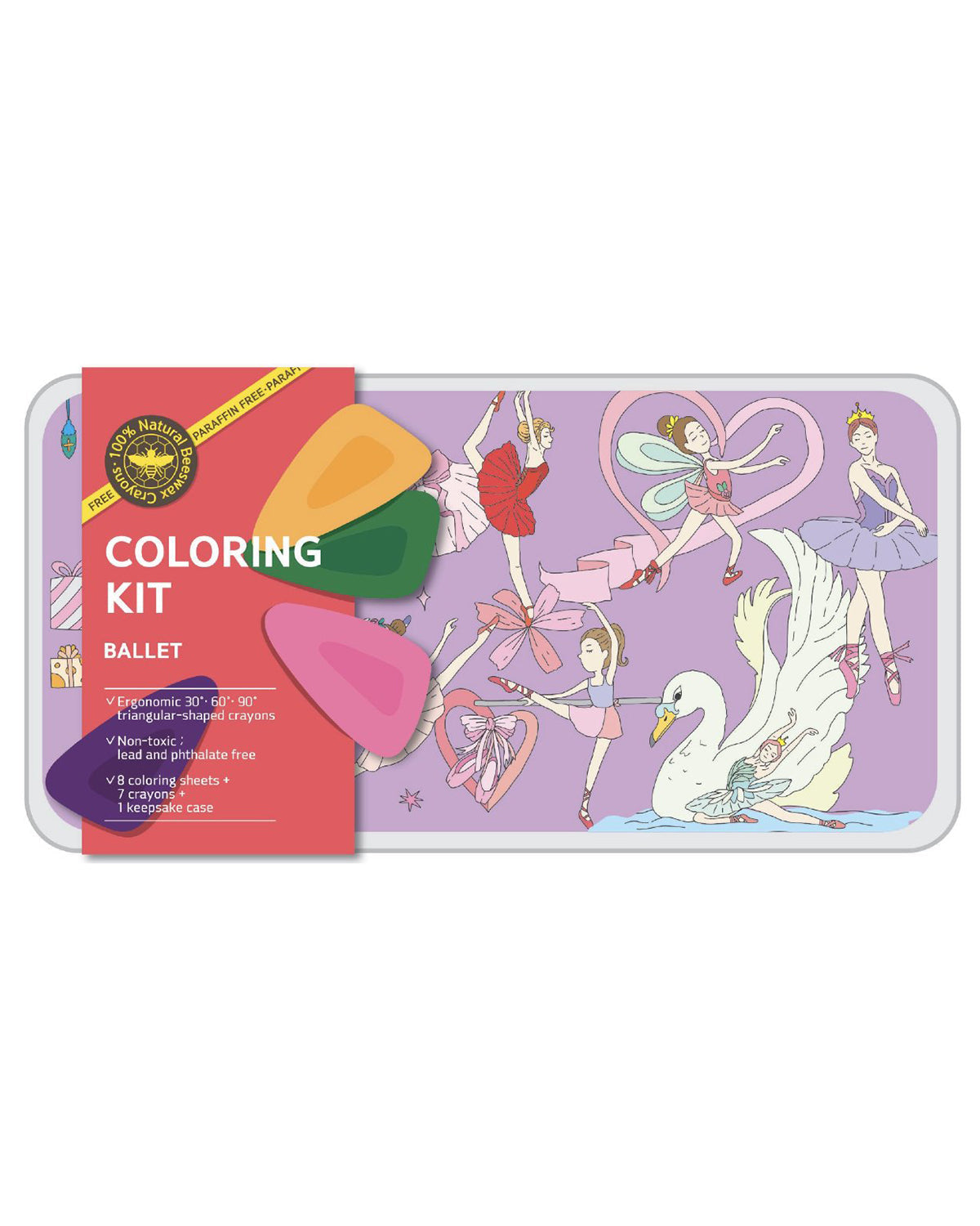 Coloring Kit - 3 Units In Set - Ballerina Large