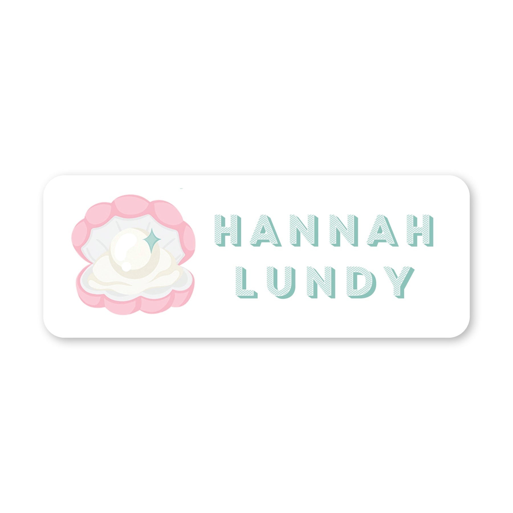Pearly Clam Vinyl School Labels
