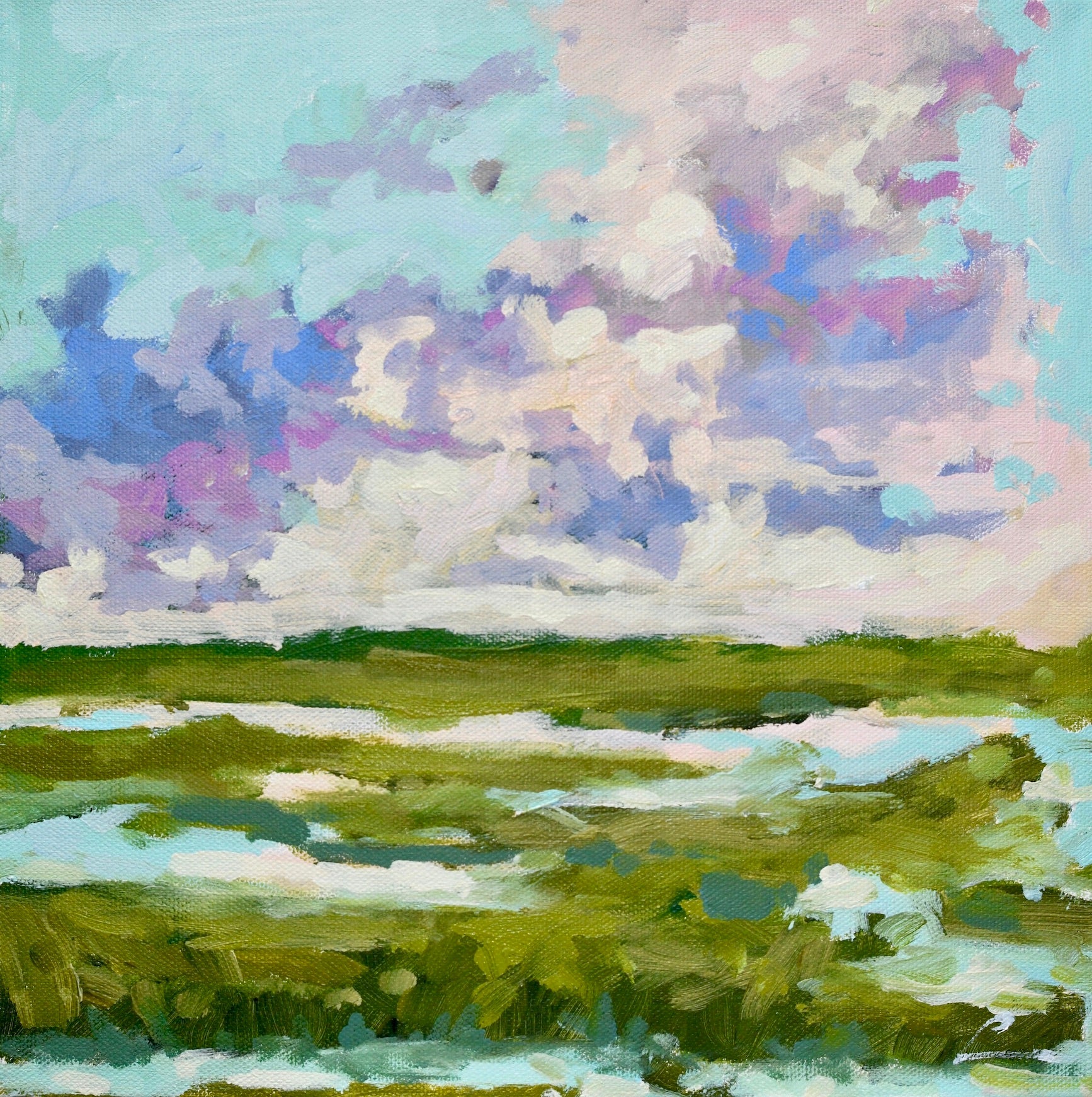 Clouds In Bloom Print