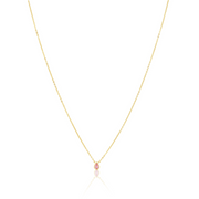 Ines Raindrop Necklace Pink