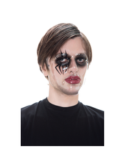 Clear Costume Mask With Black Star Eye