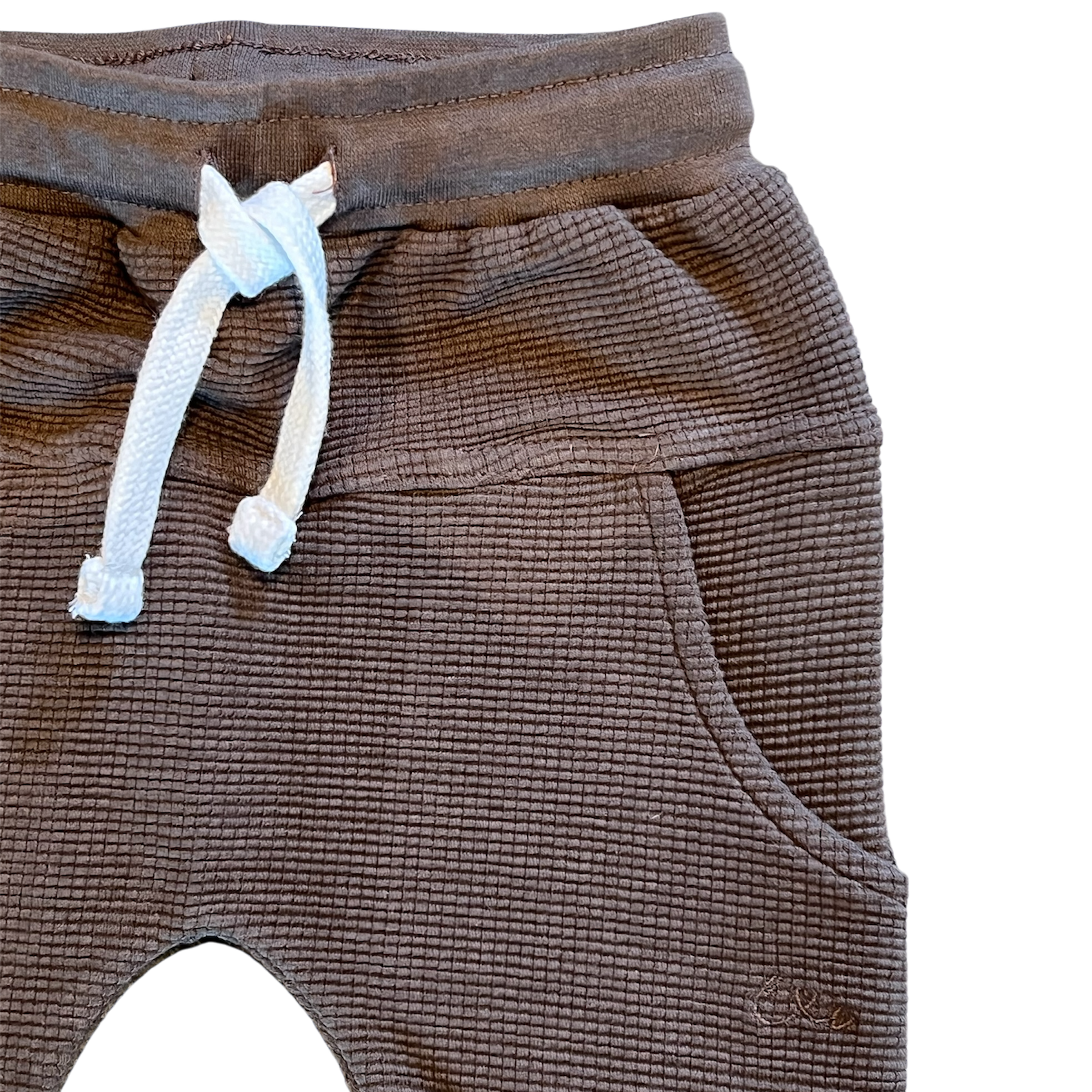 Cocoa Waffle Knit Joggers