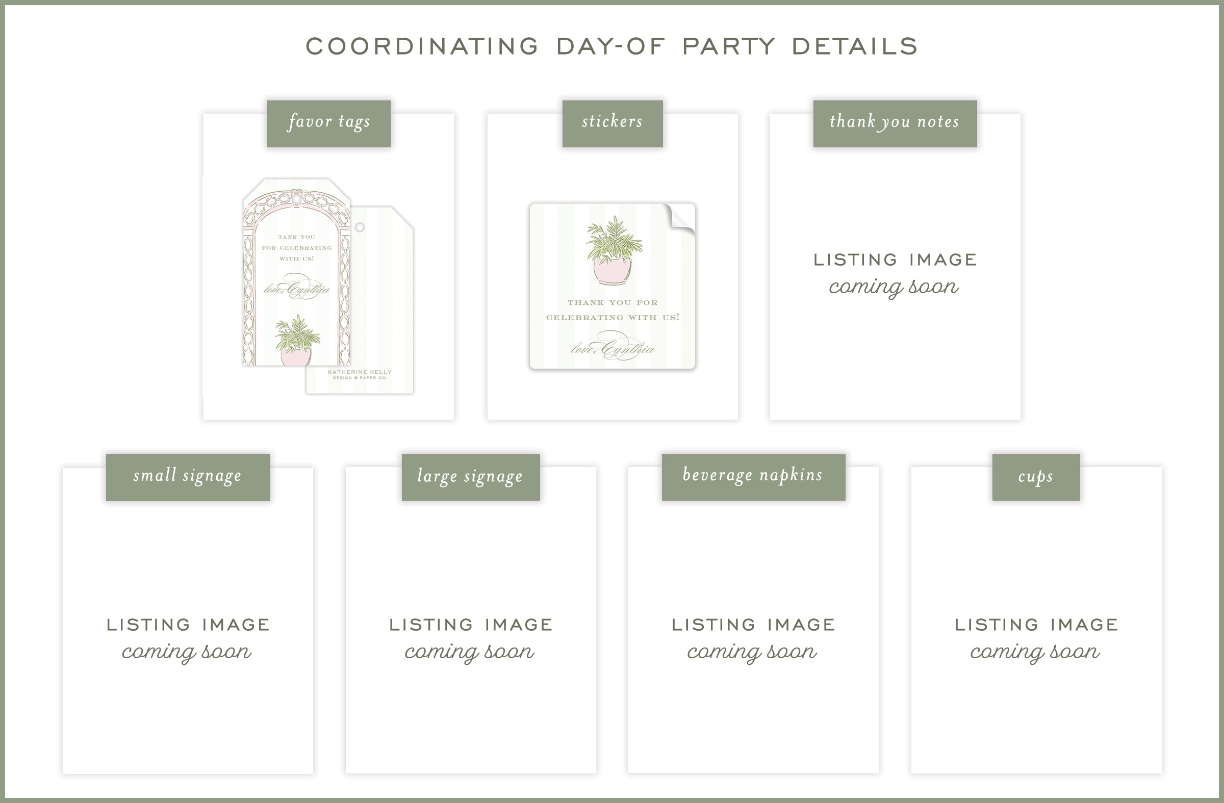 Pink Trellis Party Invitation