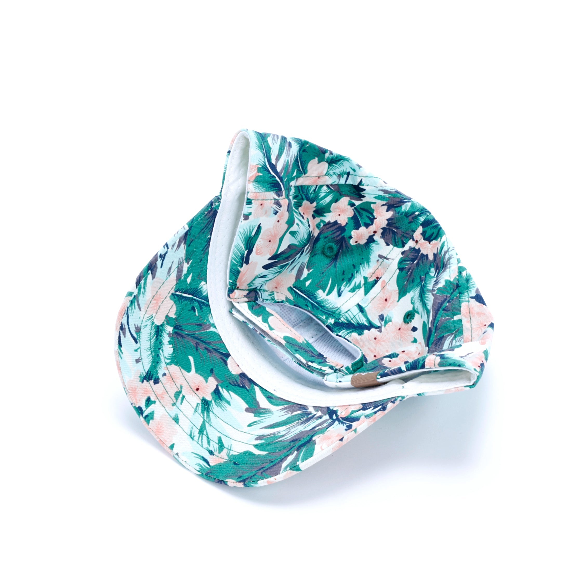 Kids Tropical Print Baseball Cap (age 2-4/5y) For Toddlers And Little Children- Unisex , Natural Cotton