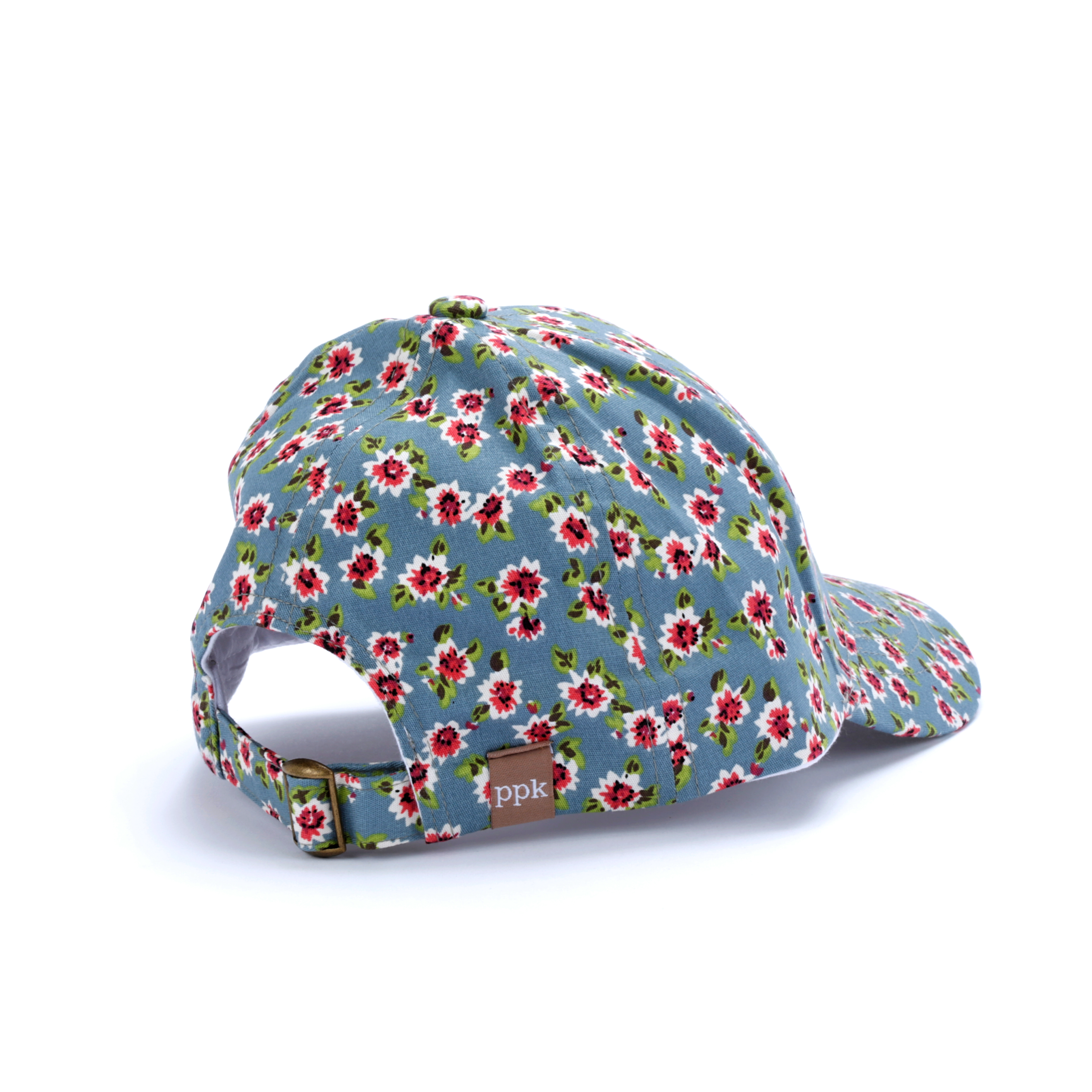 Girls Baseball Cap In Vintage Floral For Girls 2- 12 Years, Natural Cotton, Premium Quality