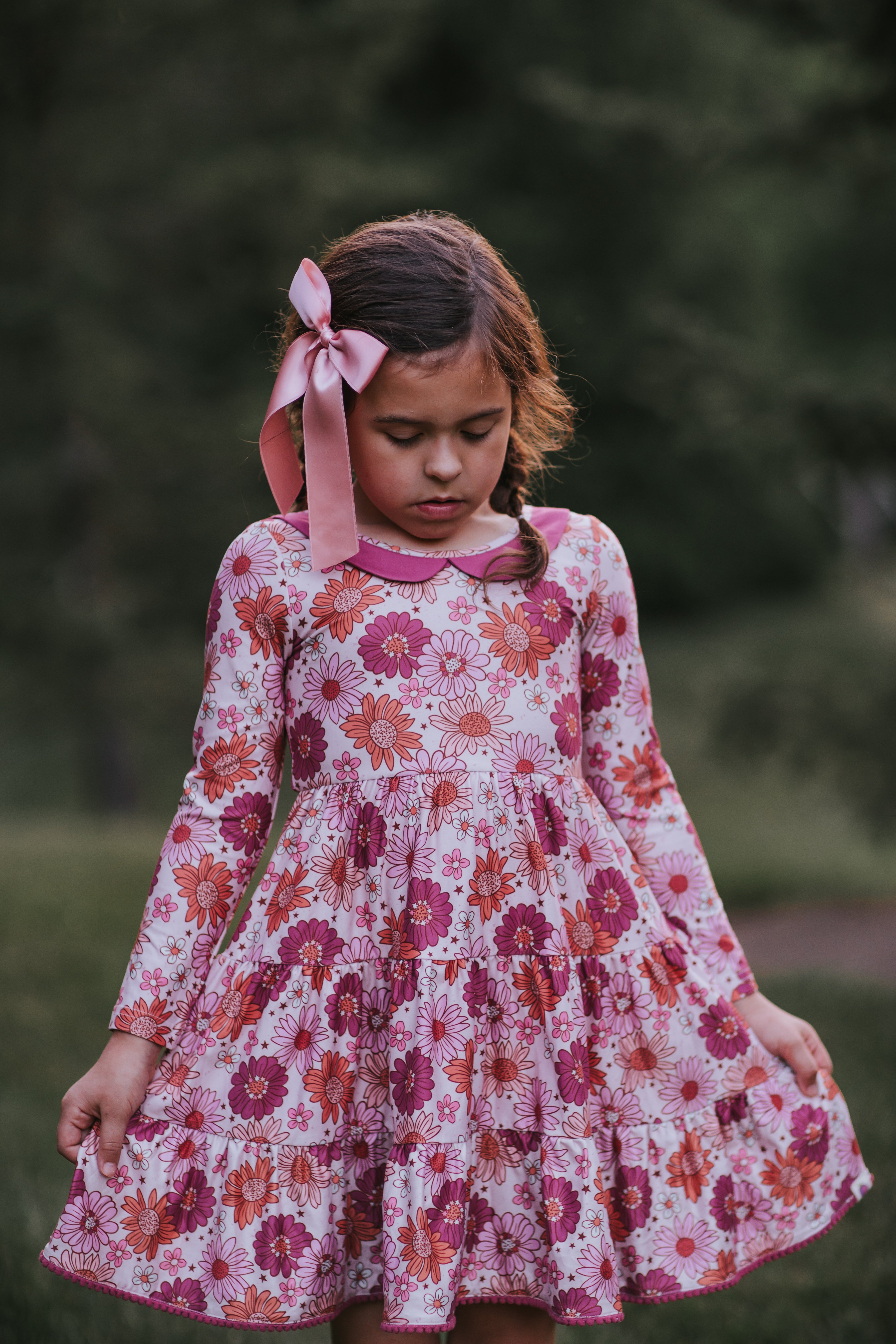 Annistyn Dress - Mulberry Moonlight