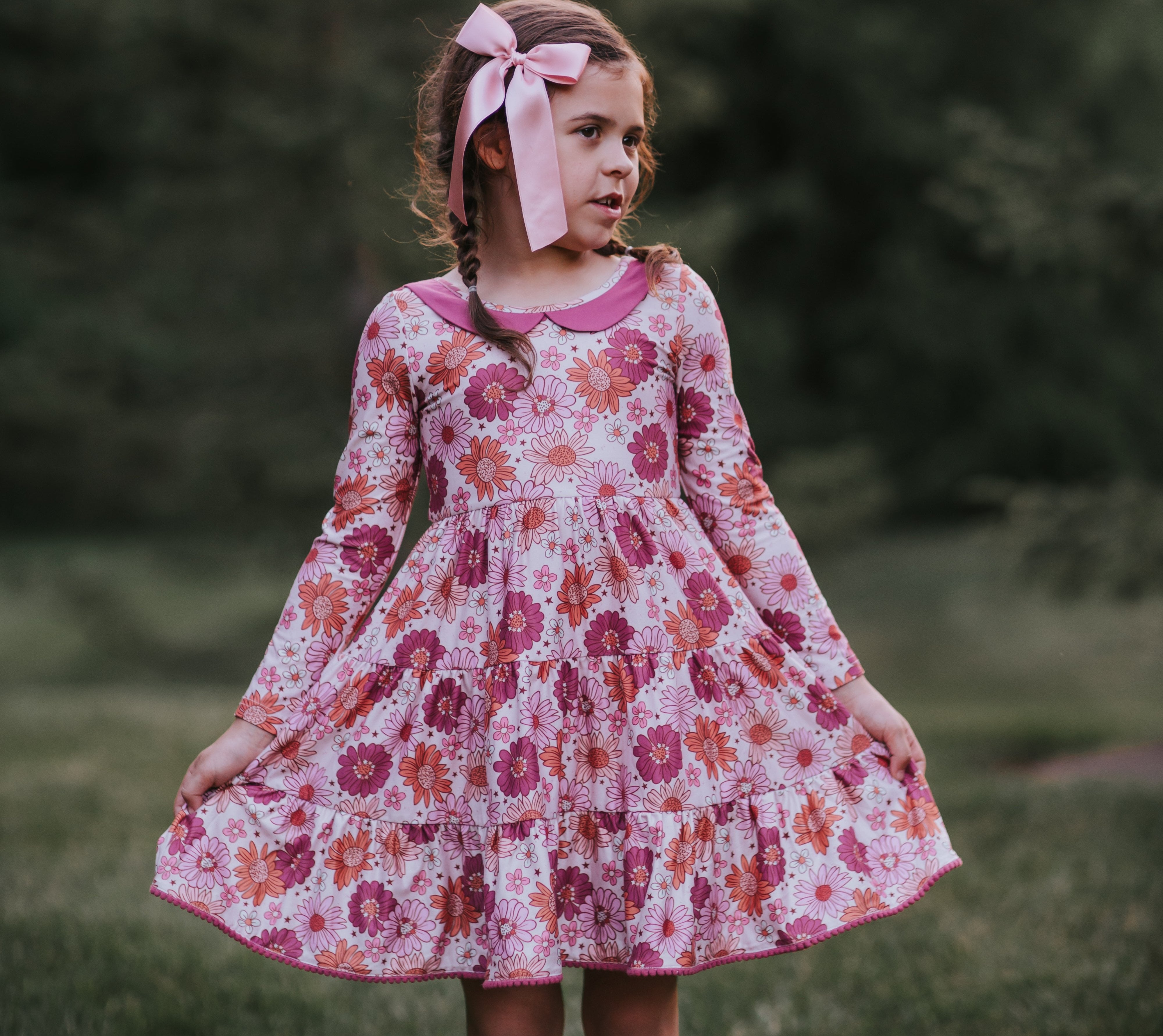 Annistyn Dress - Mulberry Moonlight