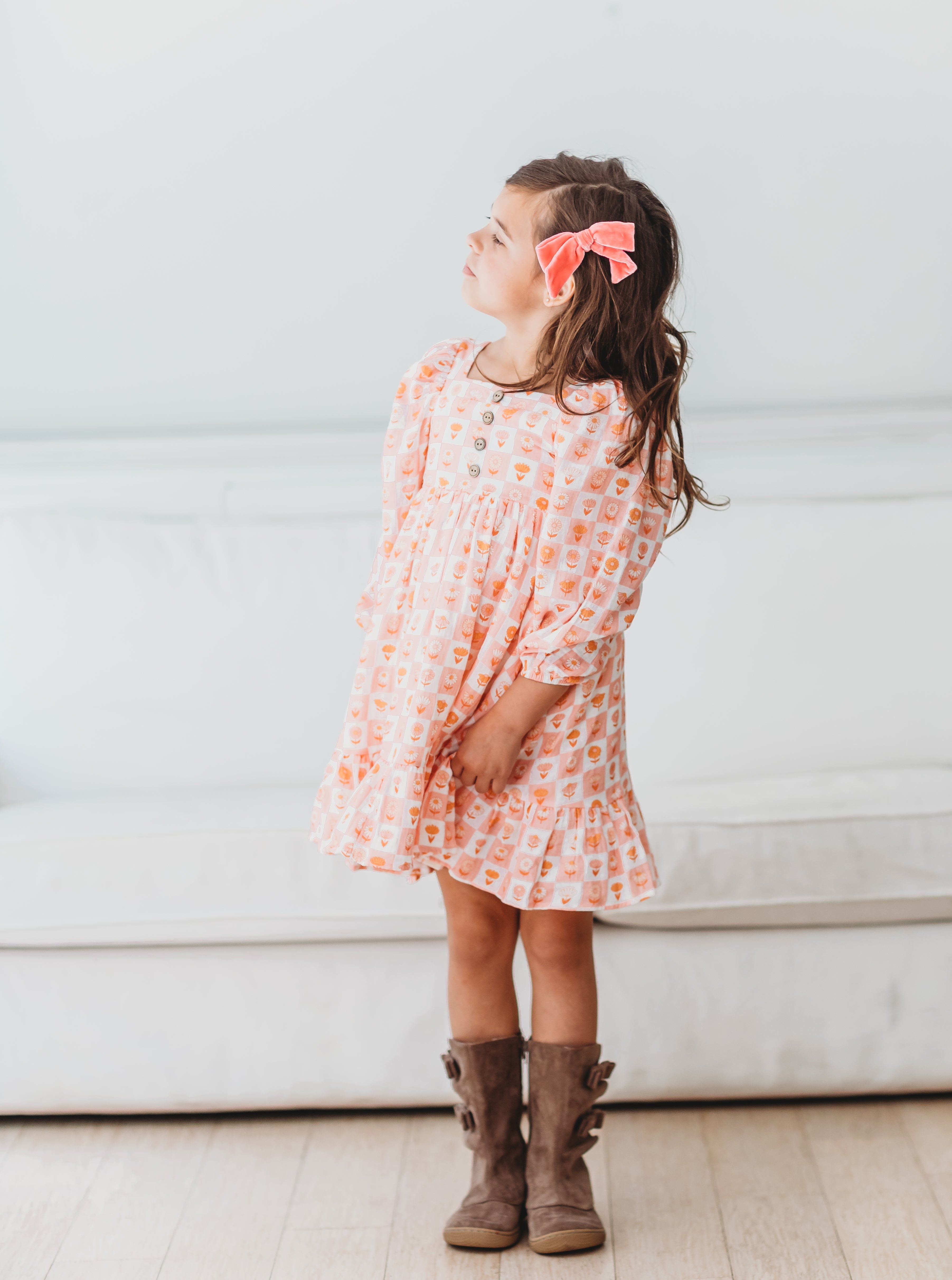 Puff Sleeve Gauze Dress - Boho Blossom