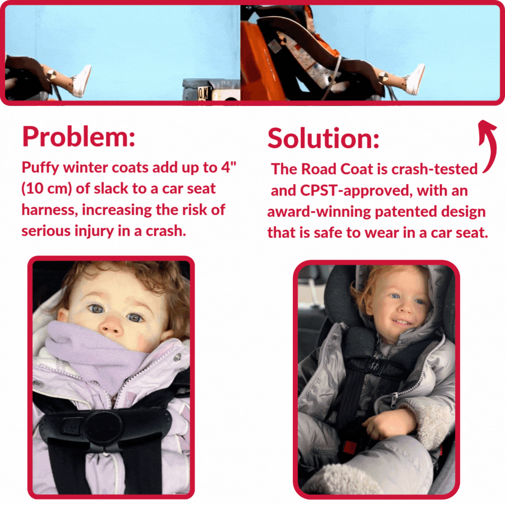 Car Seat Coat | The Road Coat Arctic - Royal Blue