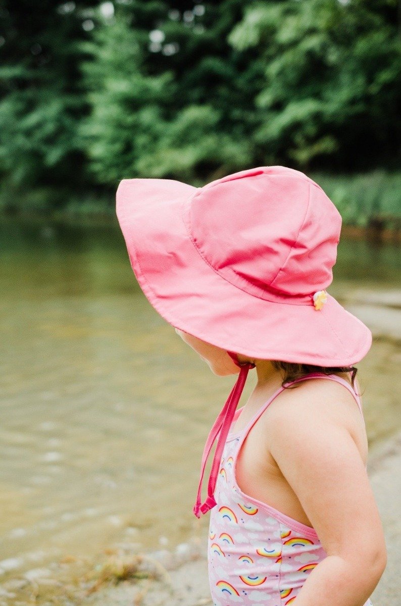 Baby Toddler Brim Swim Hat