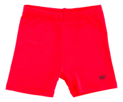 Crimson Biker Shorts