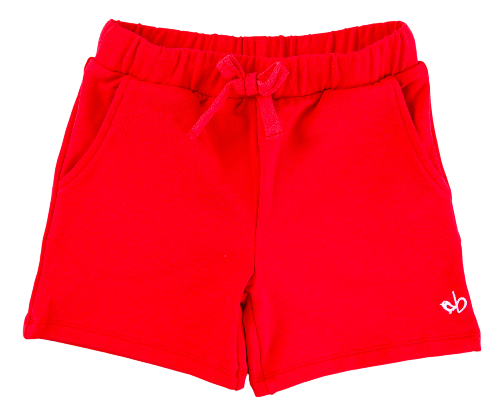 Crimson Bamboo/cotton Shorts