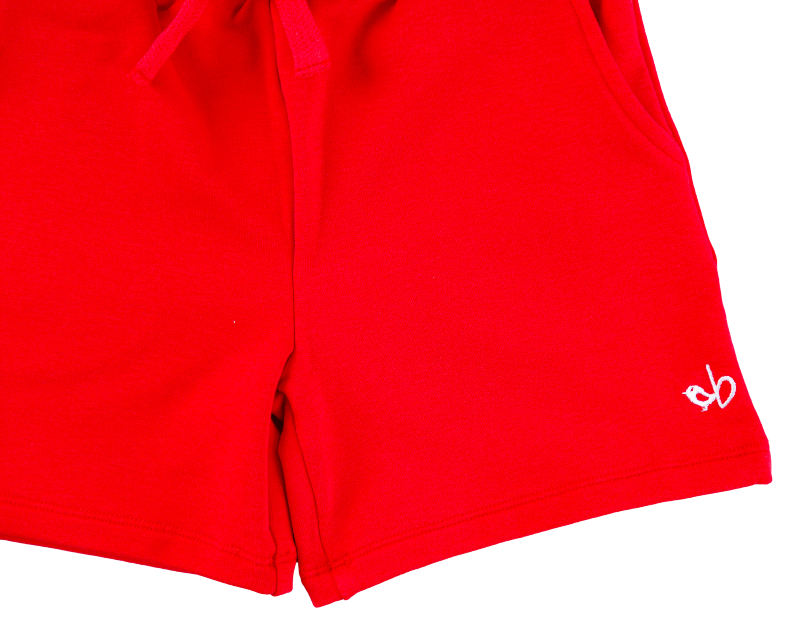 Crimson Bamboo/cotton Shorts