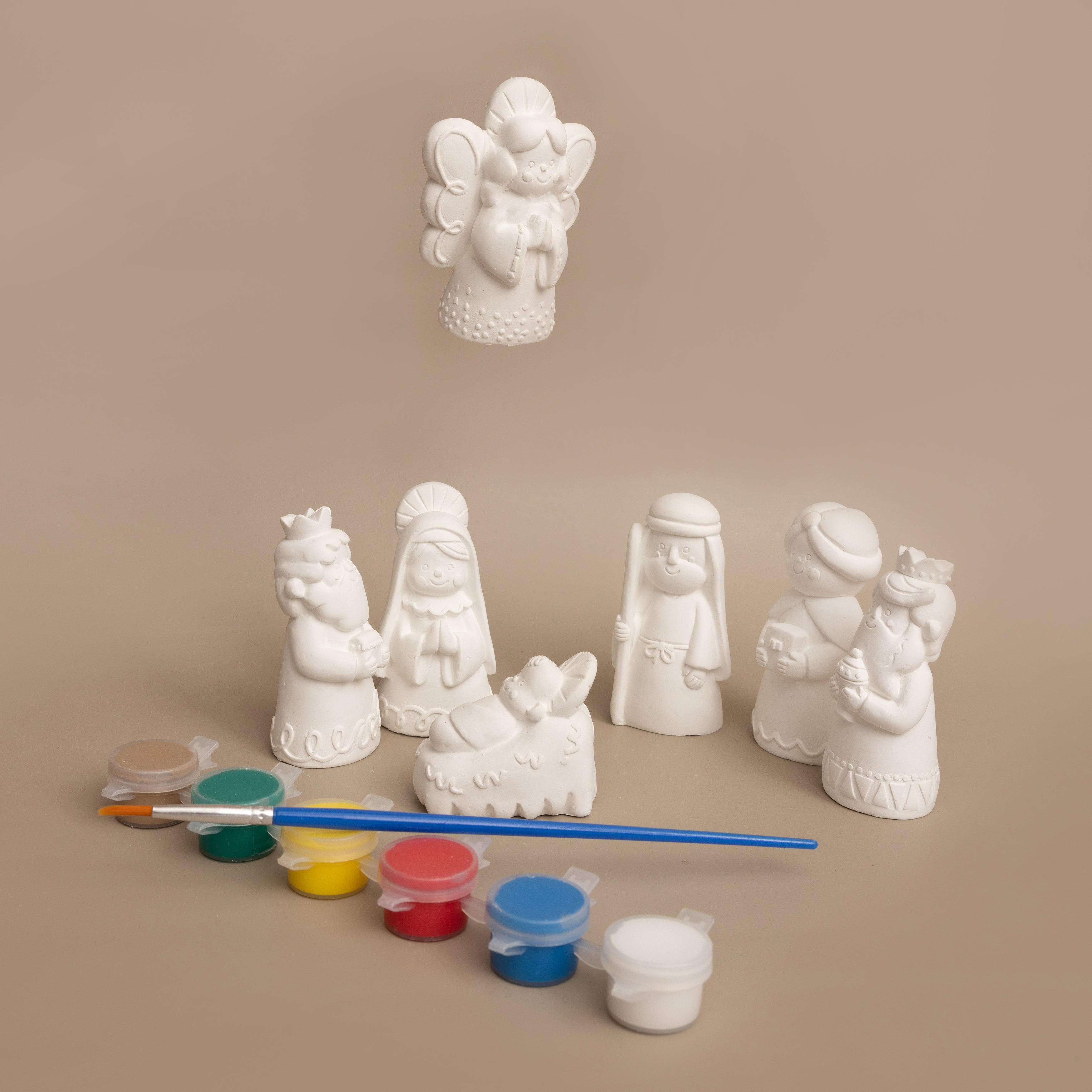 Strawberry Kazoo™ Paint-your-own Nativity Scene Diy Craft Kit