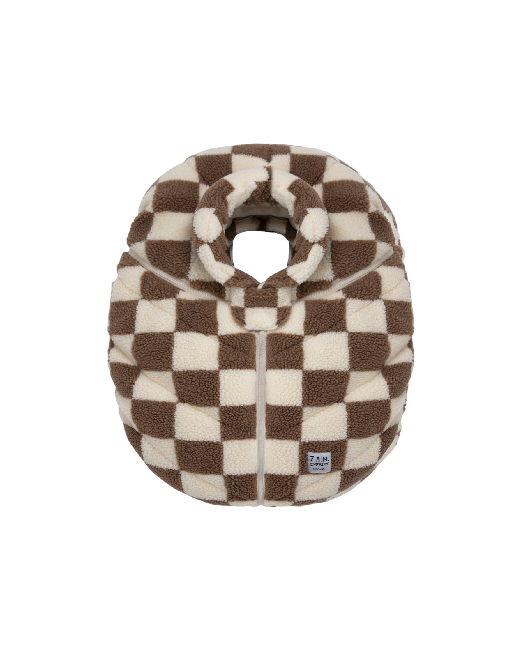 Car Seat Cocoon - Checker Berber