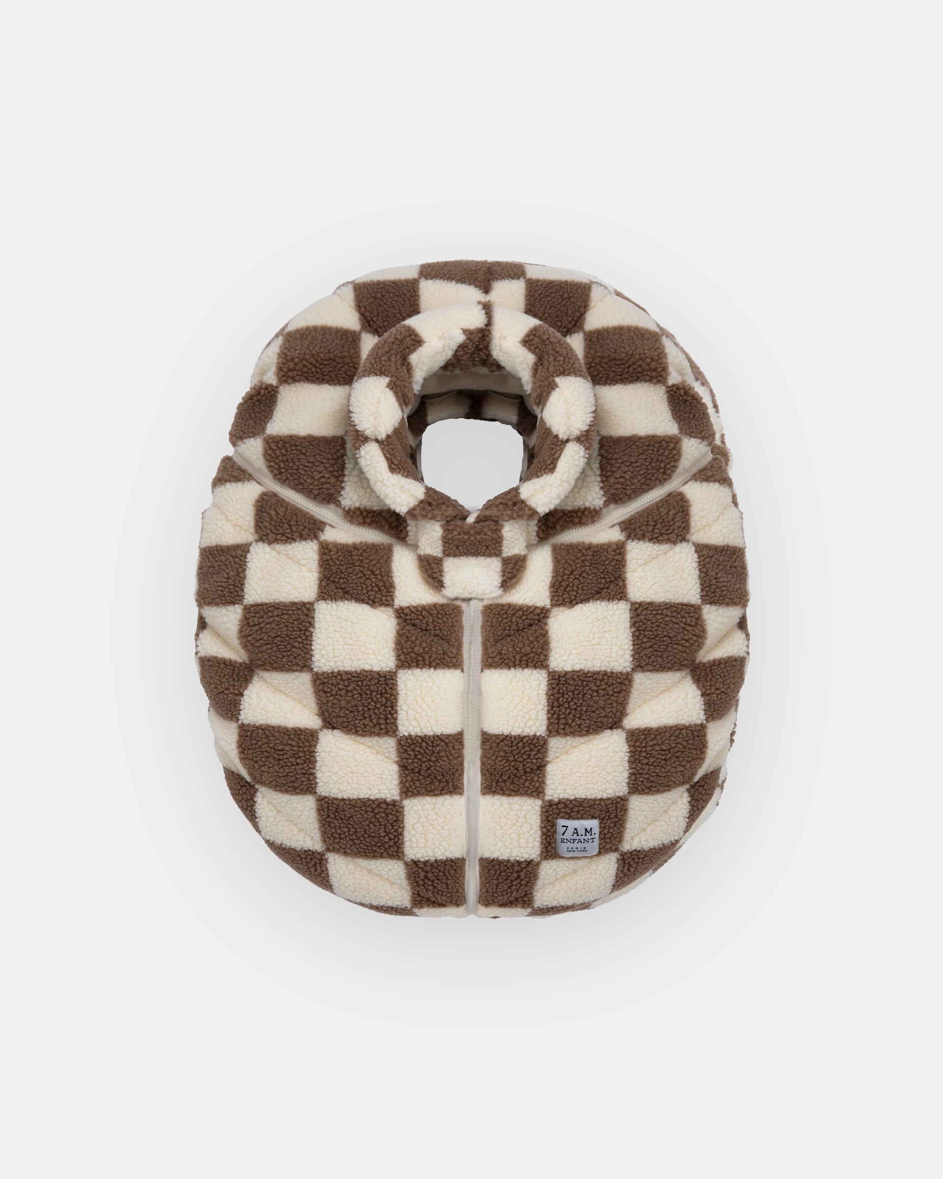 Car Seat Cocoon - Checker Berber