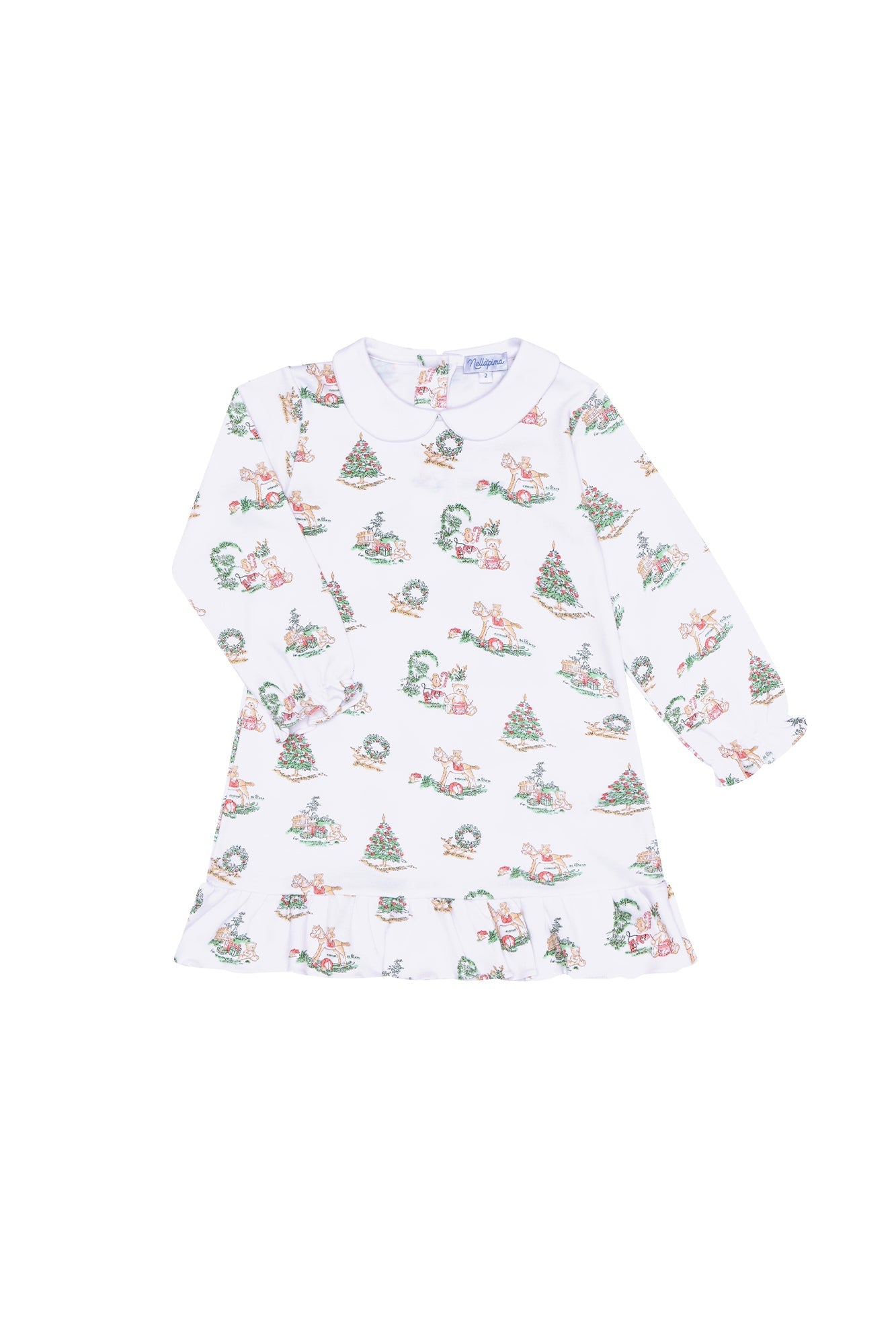 Christmas Toile Long Sleeve Playtime