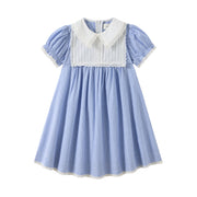 Pinstripe Lace Dress
