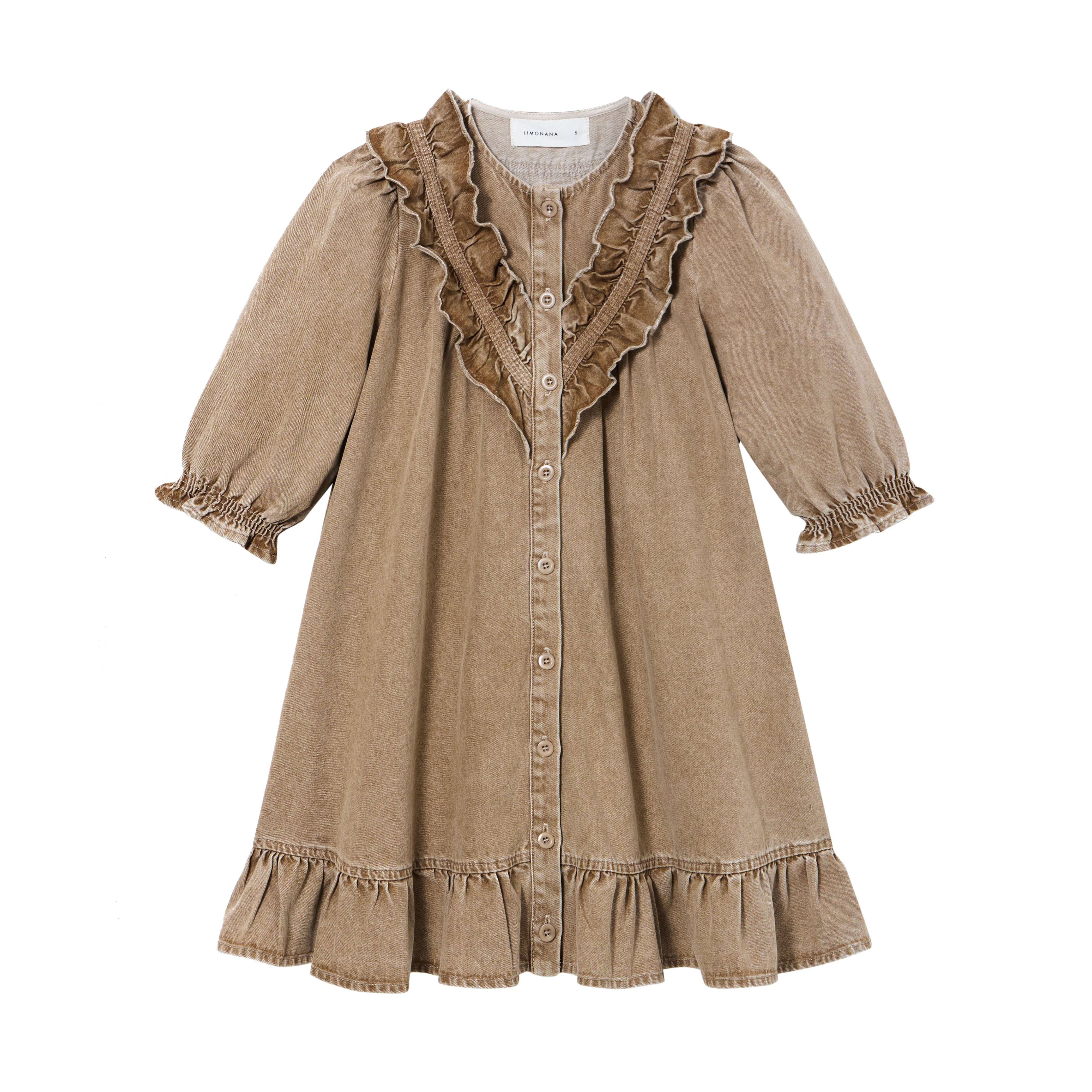 Tan Wash Dress