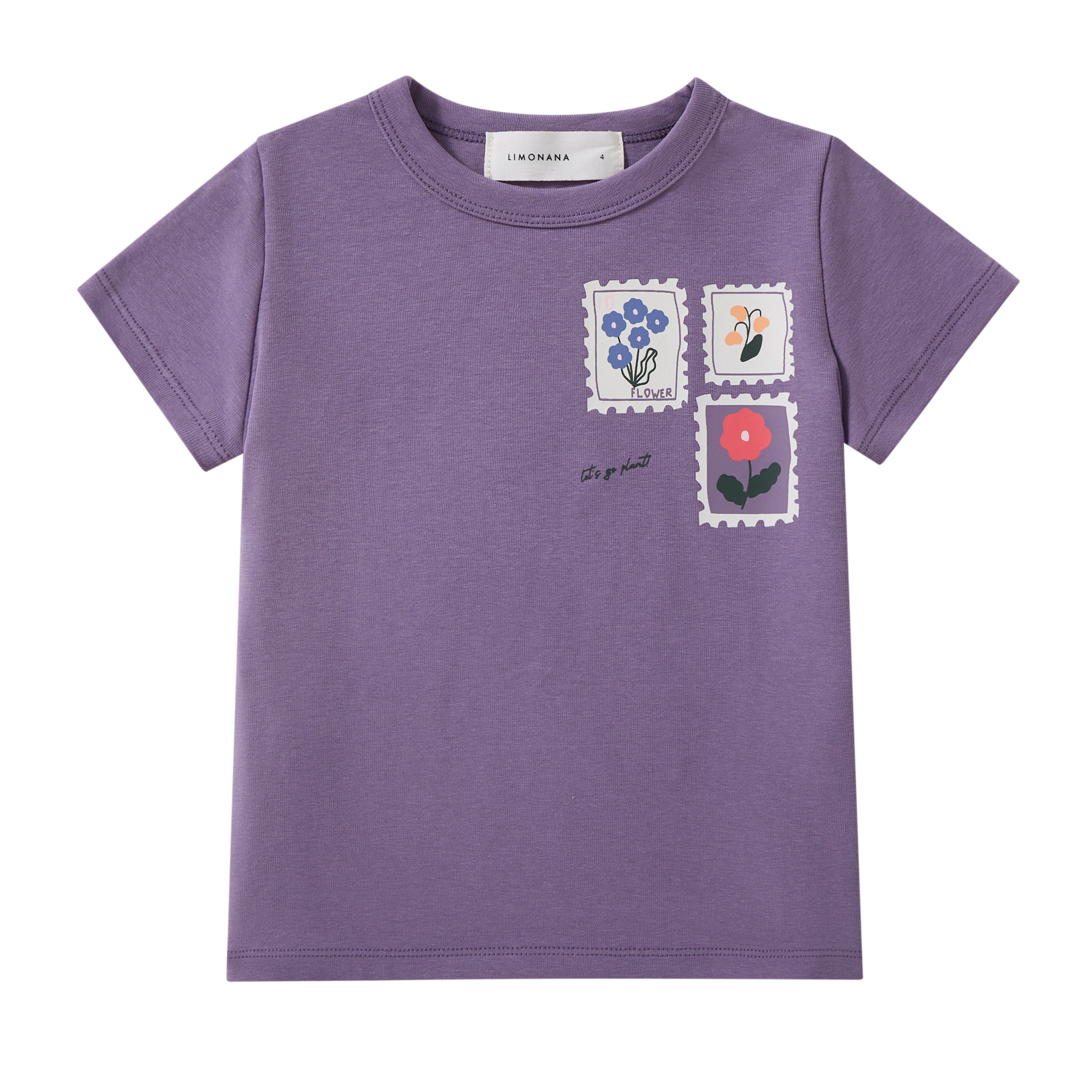 Purple Wash Stamp Tee